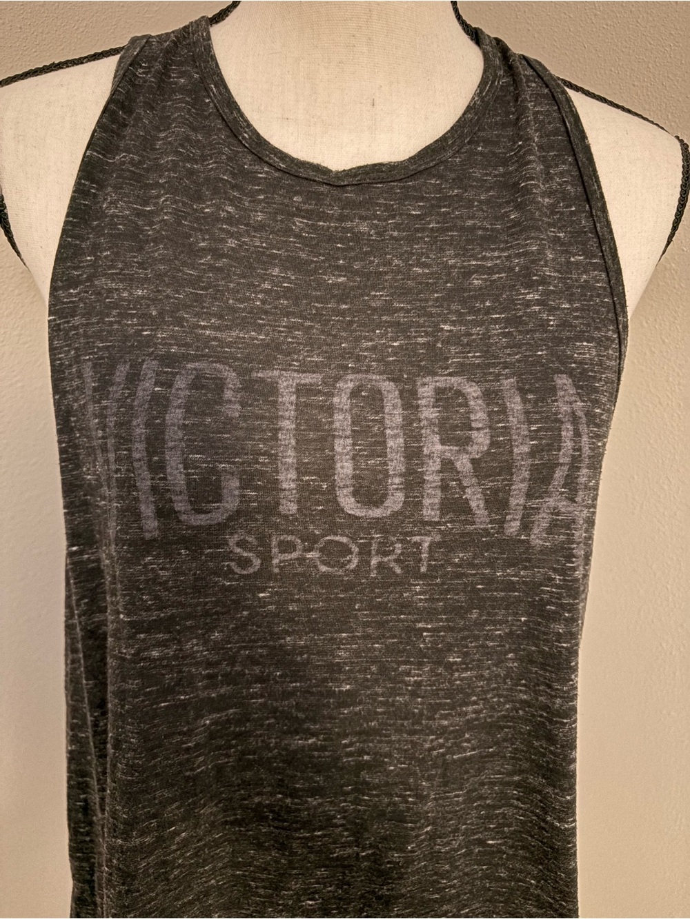 Victoria's Secret Charcoal Grey Cutout Tank-Size Large